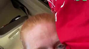 Treylongzxxx gets head from redhead bbw while driving an 18 wheeler