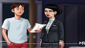 Summertimesaga kiss heats up in living room