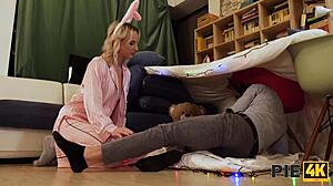 pie4k guys seek shaved pussy for bareback creampie fucking