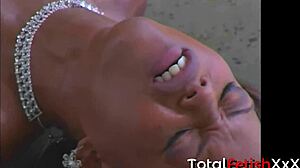 marie luv shows off her oiled bubble butt and tiny tits, wanna see more? 😍