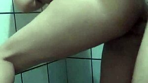 having sex in the shower with natural tits brunette