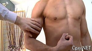 athletic guys in hot gay action