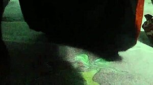 cd meena shows off her big ass and dick in lingerie