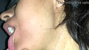 Slutty Latina Sucks Big Cock With Her Ass