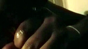 i got a late night sloppy blowjob from this ebony milf with her big black cock skills