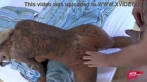 I fuck known tattoo porn model with deepthroat