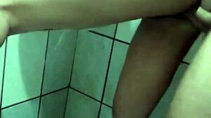 having sex in the shower with natural tits brunette