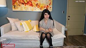 therapist rewards best client with office fuck