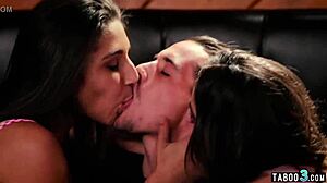 Bisexual teen shares stepbro's cock with bff!