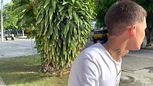 colombian twink gets muscular massage and pov interview