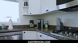 Stepmom Nip Slip Distracts Stepson