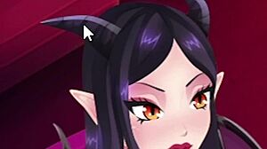 German girl gets splashed in hentai.