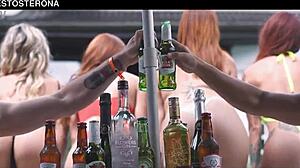 Wow, hot Brazilian lesbians party hard at Carnaval!