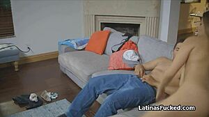 Nicole Pleases Fat Dick On Couch With Blowjob