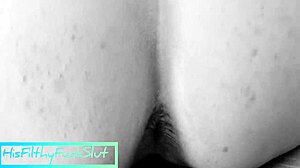 black performer stretches balls with blowjob then rides in reverse cowgirl pov