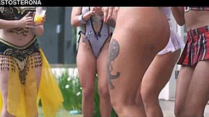 Wow, hot Brazilian lesbians party hard at Carnaval!