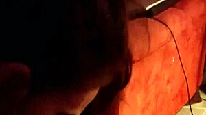 wife gives deepthroat pov blowjob at home