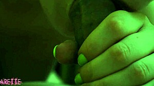 Stepsister sucks my cock deep in close-up view!