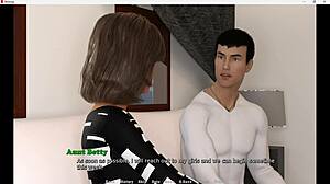 in revenga part 2, she gets naked and gives a blowjob