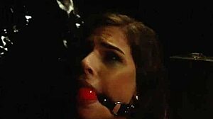 Cute teen fucks bondage spanking