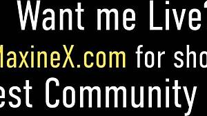 Oriental Milf Maxine X Squirts With Her Dildos And Hitachi