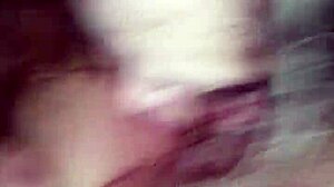 Fucking them titties then cumming in her mouth with swallow