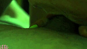 Stepsister sucks my cock deep in close-up view!