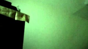 retro blue film shows bent over doggystyle