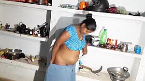 yo, check this cute 20-year-old bhabhi riding hard!