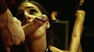 Cute teen fucks bondage spanking