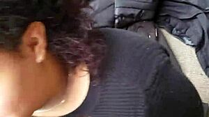 Girlfriend sucks dick in abandoned building with friend