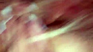 Fucking them titties then cumming in her mouth with swallow