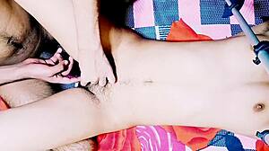 indian desi bhabi masturbates before getting fucked hard in pussy and ass!