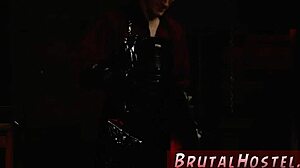 Cute teen fucks bondage spanking