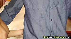 i enjoyed the nuru masseuse sucking and fucking in this group session