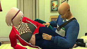 Master Roshi Fixes Sakura's Ass