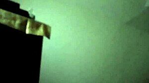 retro blue film shows bent over doggystyle