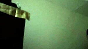 retro blue film shows bent over doggystyle