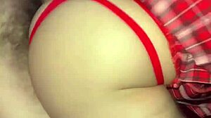 Latino neighbors explore Russian bubble butt 😏