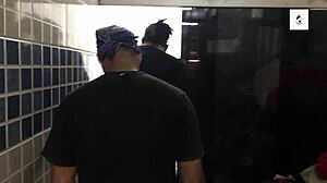 alice starts gangbang with older men in brazil