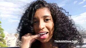 I love watching Ariella Ferraz suck that Jamaican cock with her amazing skills