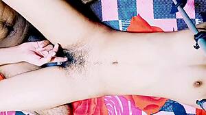 indian desi bhabi masturbates before getting fucked hard in pussy and ass!