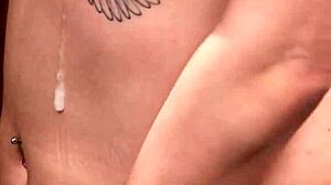 Tattooed Uk Babe Gets Face Covered With Cum In Intense Blowjob