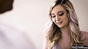 Perv Convinces Petite 18+ Teen to Strip Nude for Camera