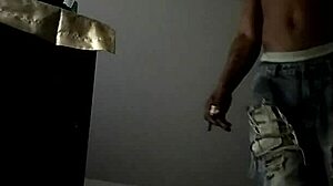 retro blue film shows bent over doggystyle