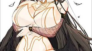 Kompilasi hentai Albedo Overlord dengan tetek besar dan seks.