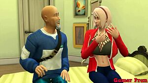 Master Roshi Fixes Sakura's Ass