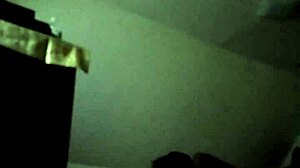 retro blue film shows bent over doggystyle