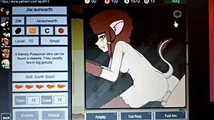 pussymon episode 56 with monster cock cumshots on big tits