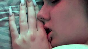 Russian teen gets creampied.